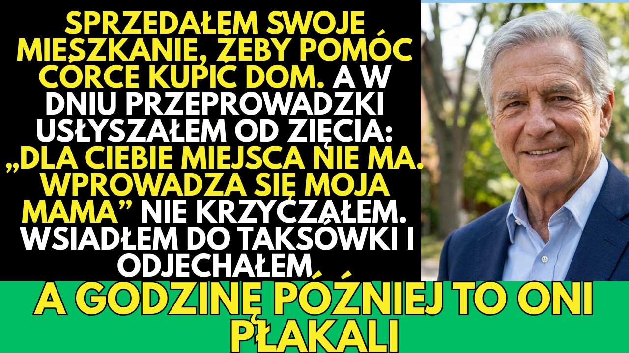 -Nie ma miejsca, moja mama będzie z nami MIESZKAĆ!– powiedział zięć. Pożałowali już po godzinie…