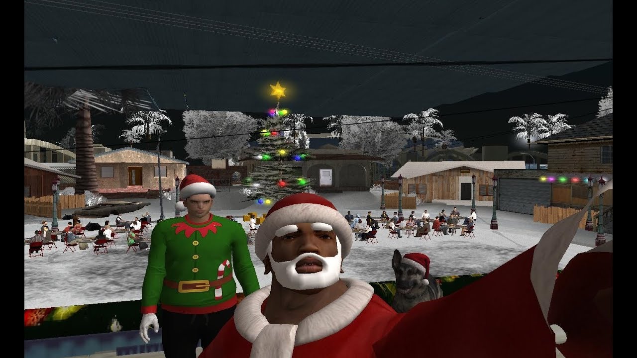 Grand Theft Auto San Andreas: Wigilia na Grove Street 2k18 | Asasyn08
