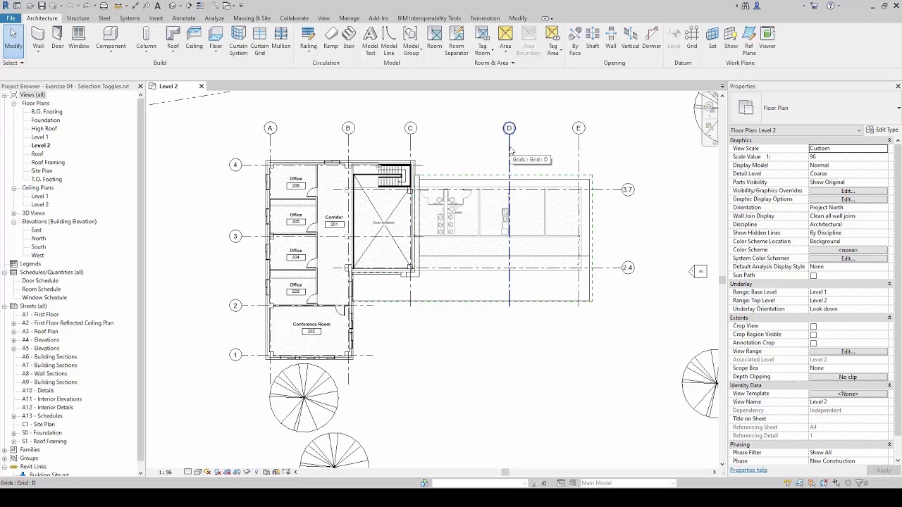 How to Make Objects Selectable and Non-Selectable in Revit