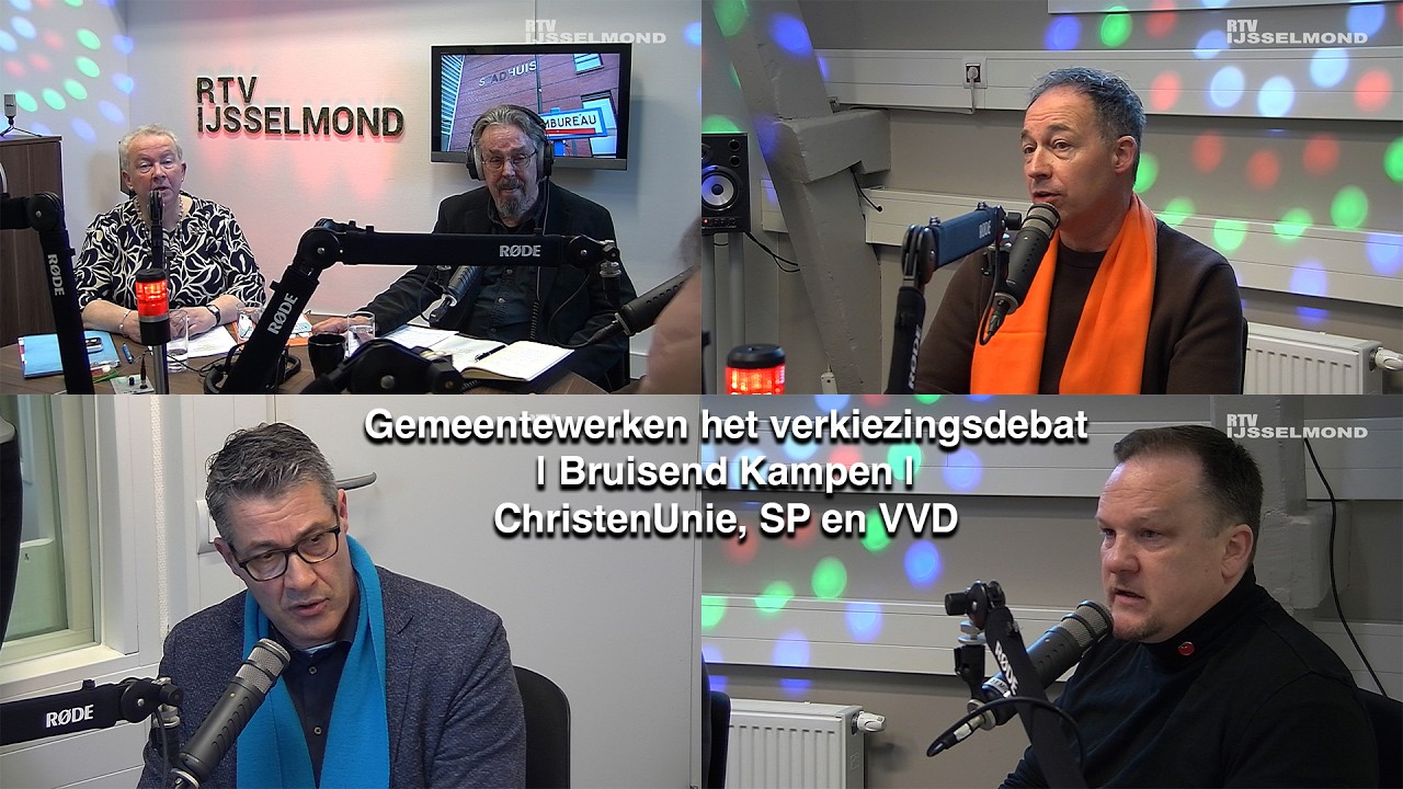 Gemeentewerken het verkiezingsdebat | Bruisend Kampen | ChristenUnie, SP en VVD