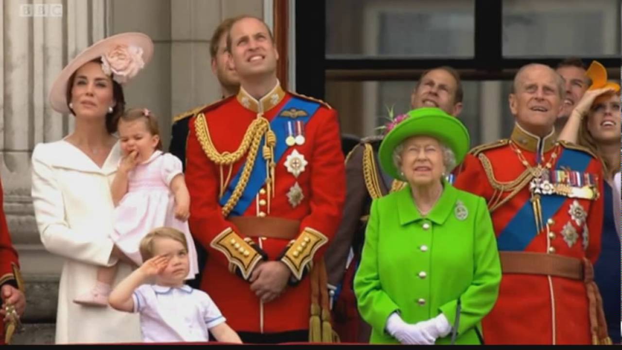 Queen's Birthday Flypast 2016 BBC coverage