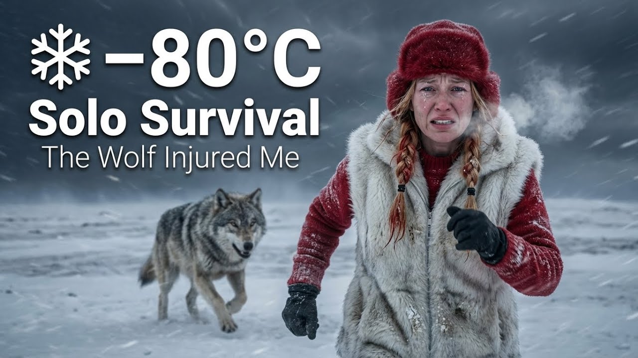 ❄️ –80°C yakutsk russia Solo Survival Day 6: The Wolf Injured Me