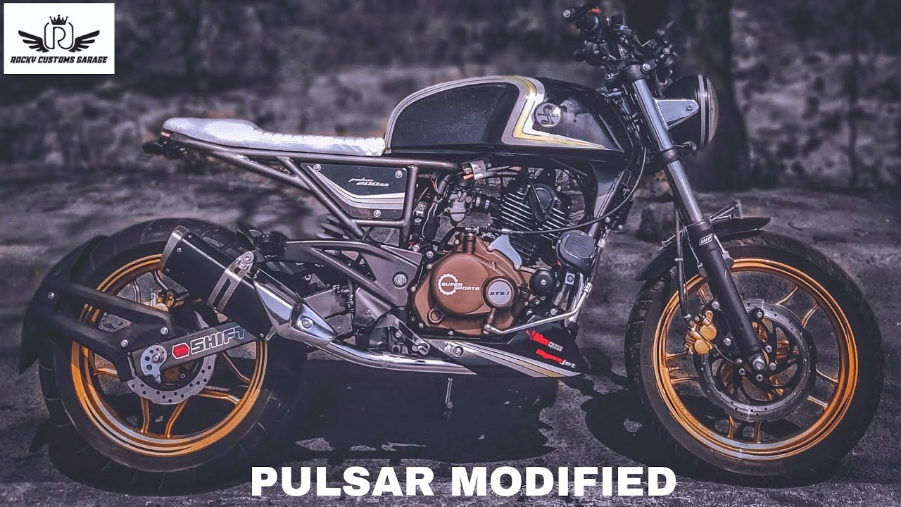 PULSAR MODIFIED INTO SCRAMBLER ( ROCKY CUSTOMS)