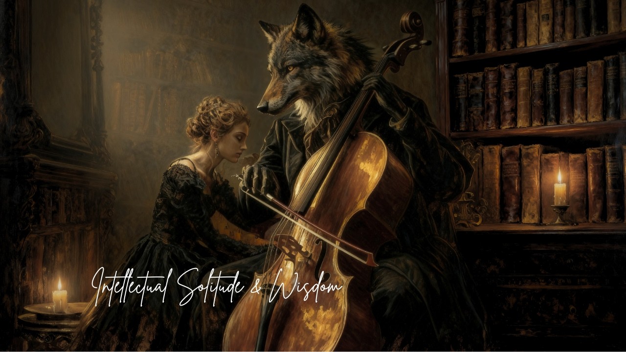 Intellectual Solitude & Wisdom – Dark Academia Cello