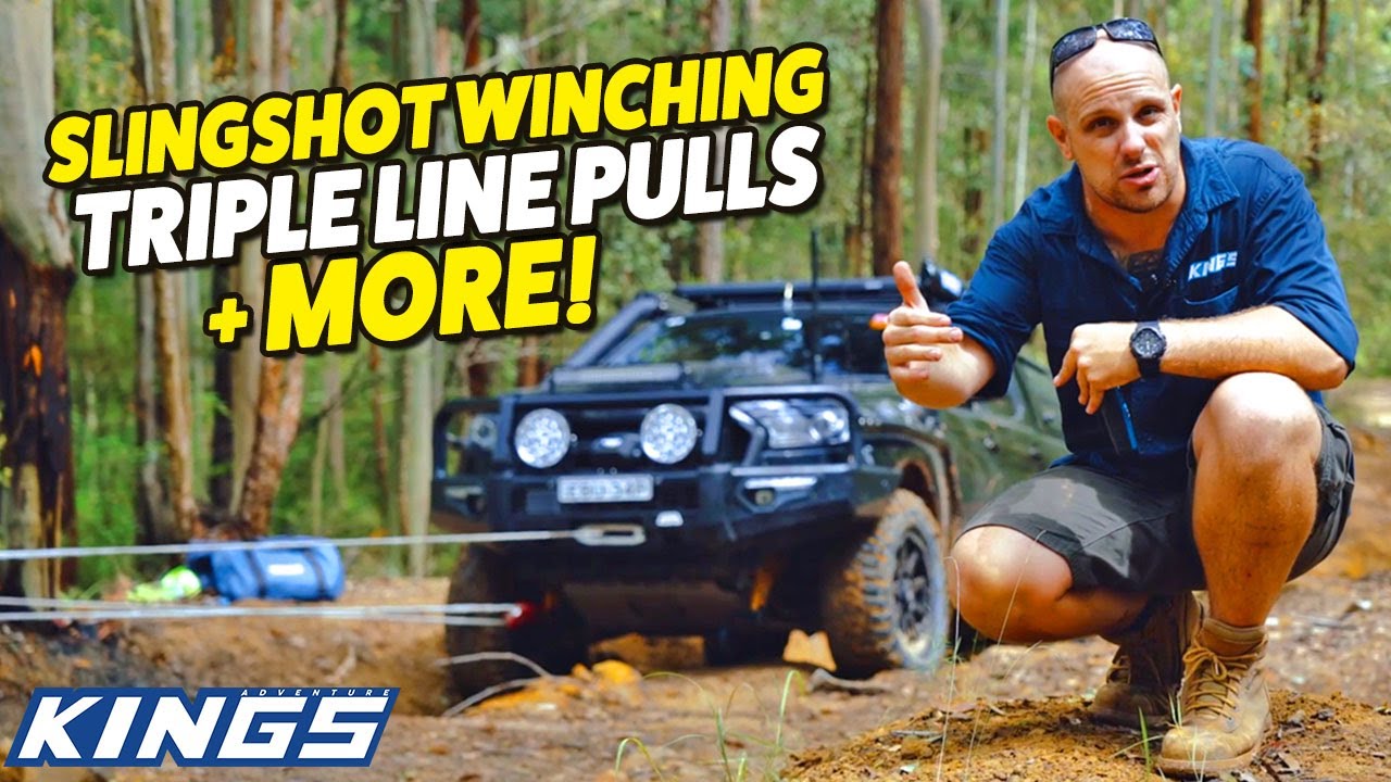 ADVANCED WINCHING TECHNIQUES! Triple line winch pulls, slingshot winching & more!