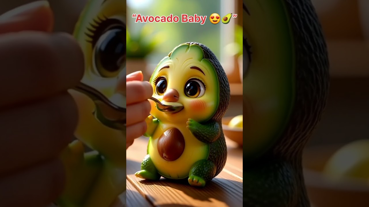 “Too Cute to Eat – Avocado Baby 🥹🥑”