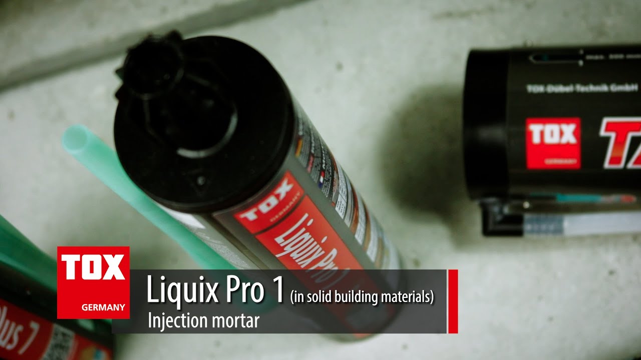 TOX Liquix Pro 1 injection mortar (in solid building materials)