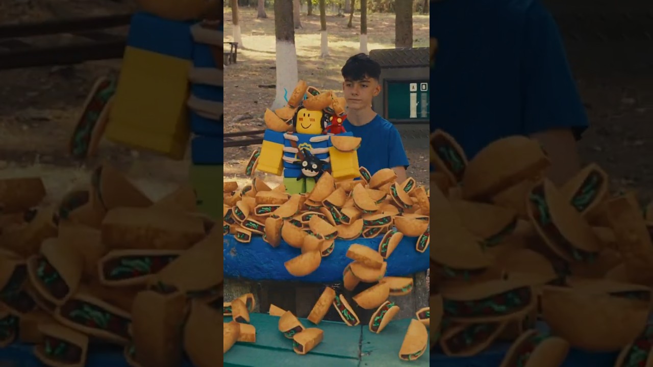 Raining Tacos in Real Life #roblox #rainingtacos