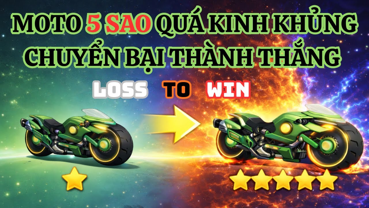 Nấm Lùn Tiến Lên | Sức Mạnh Của Mô Tô Xanh 1 Sao Và 5 Sao | Sự Chênh Lệch Quá Lớn