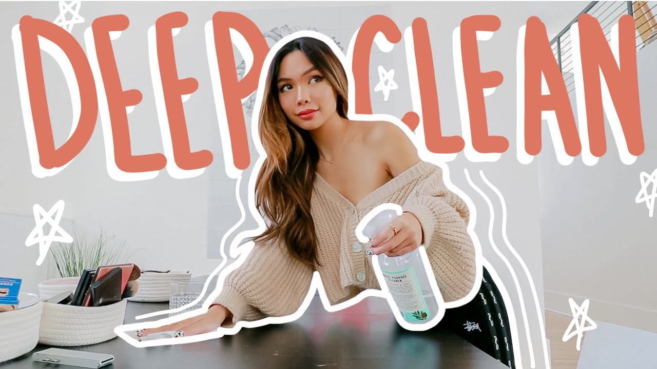 deep cleaning & organizing our *VERY MESSY* AirBNB at 2am!