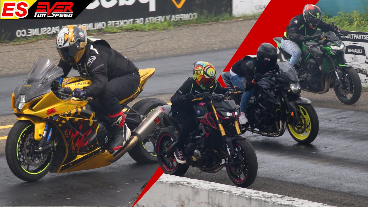 CARRERAS de MOTOS, todas las categor&iacute;as de la 10ma V&aacute;lida de Piques 1/4 de Milla Barranquilla 2024.