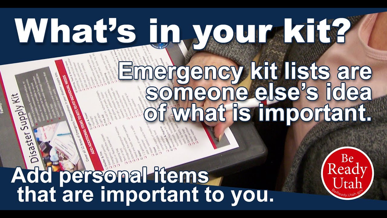 The Be Ready Buzz 5 Lists for Disaster Supply Kits