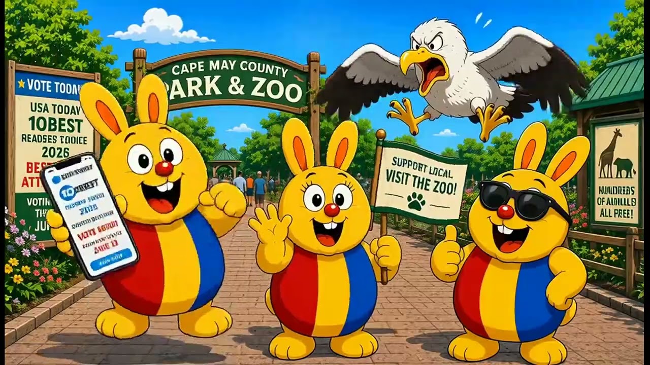 Cape May County Zoo Is FREE &mdash; Ranked Top 5 Best Free Attraction in America 🦒 | Beach Ball Bunnies