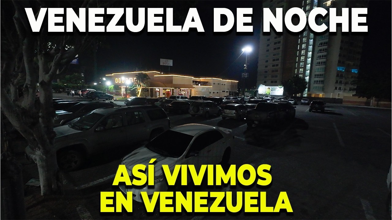 CALLES de VENEZUELA avenida Lara de Noche Barquisimeto Venezuela