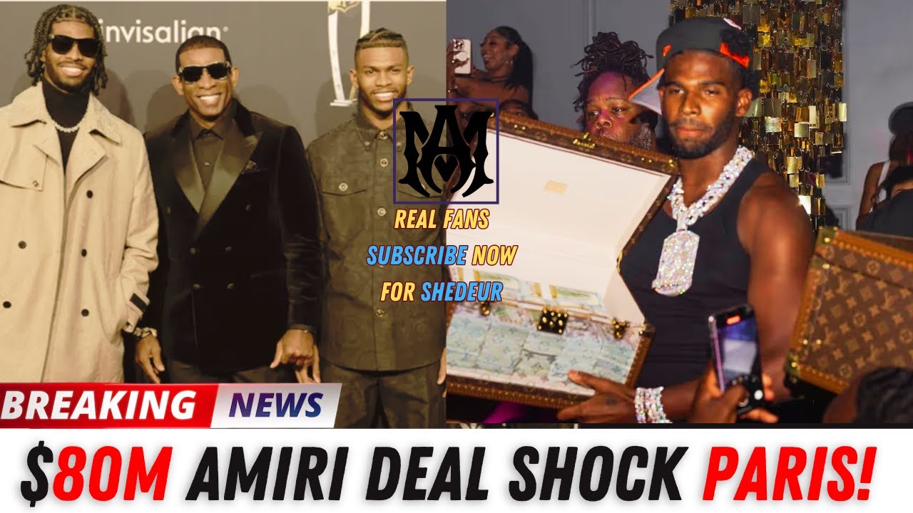 “Shedeur Sanders SIGNS $80 MILLION Amiri Deal… And Paris Fashion Week Is SHOOK”