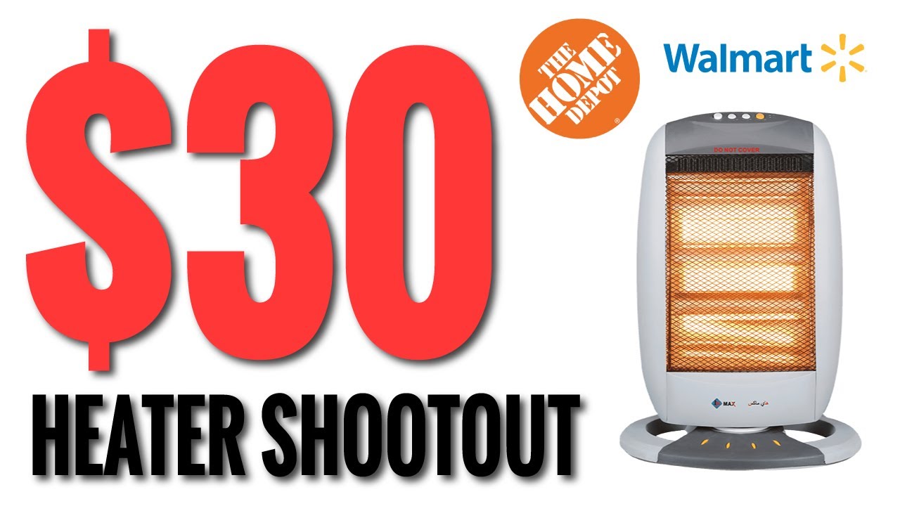 $30 Electric Heater Shootout! - Which Heater From Walmart or Home Depot Is The Best?