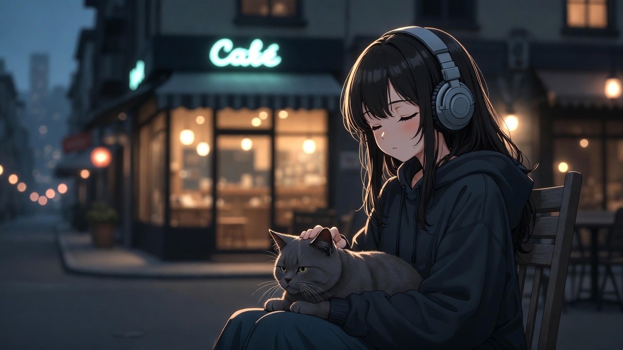 Lonely Nights at the Cafe 🌙 [Lofi / Chillhop Mix]