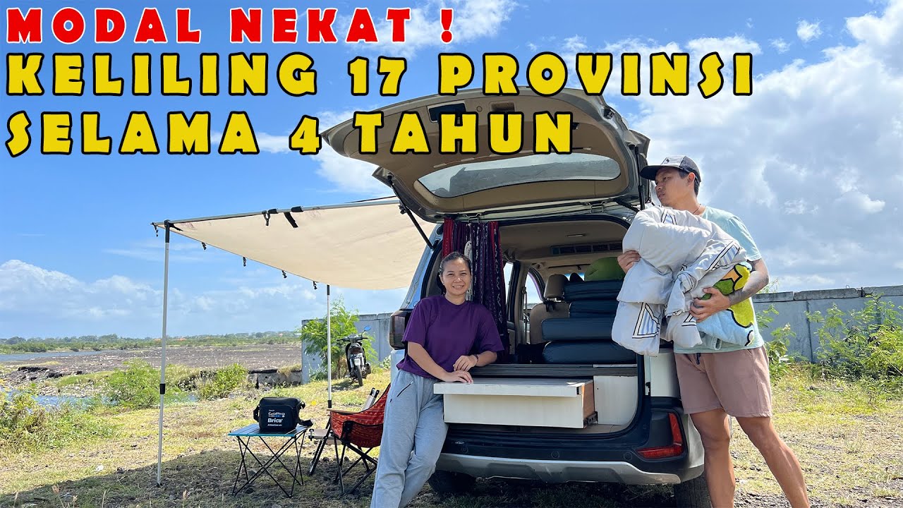 Kondisi MOBIL yang dijadikan RUMAH dan dipakai untuk KELILING INDONESIA