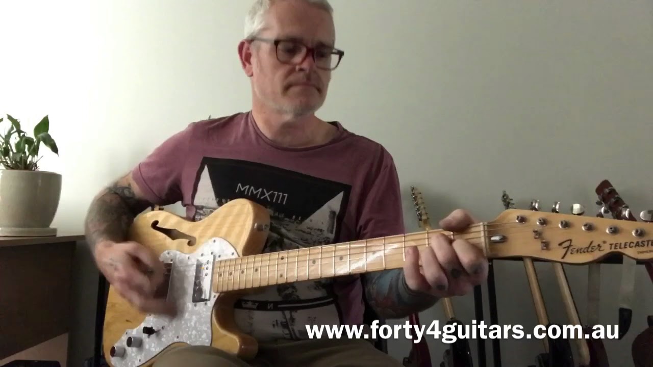 Fender Thinline 72RI - Made In Japan