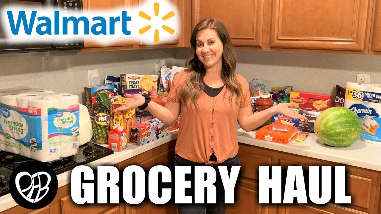 MASSIVE WALMART GROCERY HAUL | Kids Choice Walmart Haul | PHILLIPS FamBam Grocery Haul