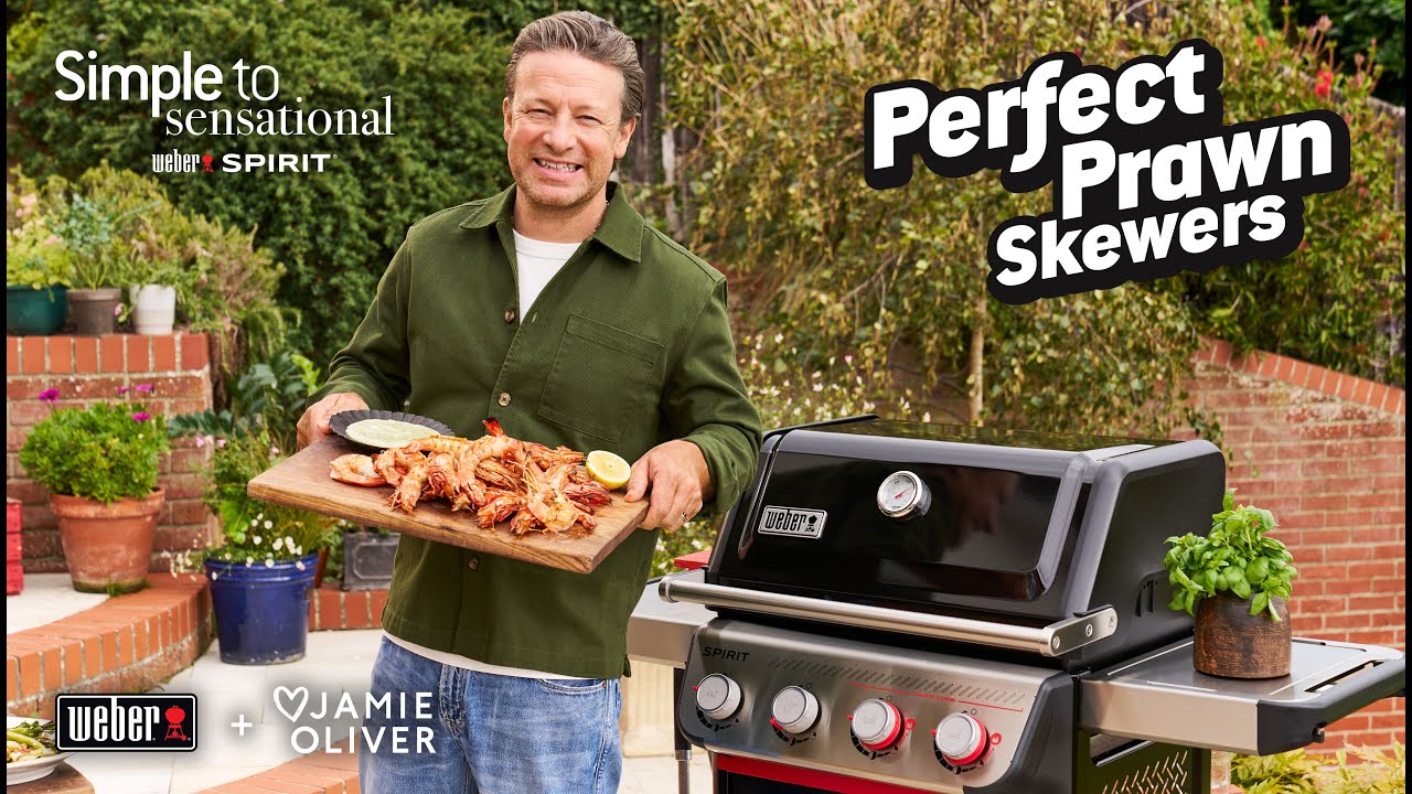 Perfect Prawn Skewers on the Weber Spirit – Elevate the everyday with Jamie!