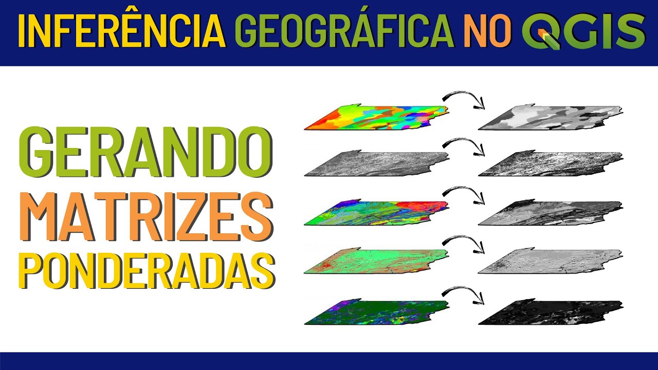 Inferência Geografica com o QGIS: Gerando Matrizes ponderadas