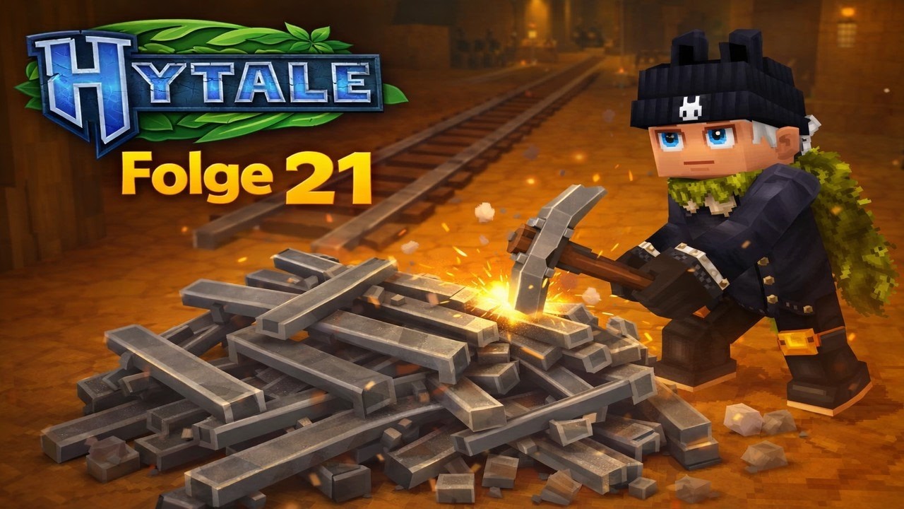 #021 Schienen über Schienen für die Achterbahn || Hytale Creators Forge #hytale #suminox
