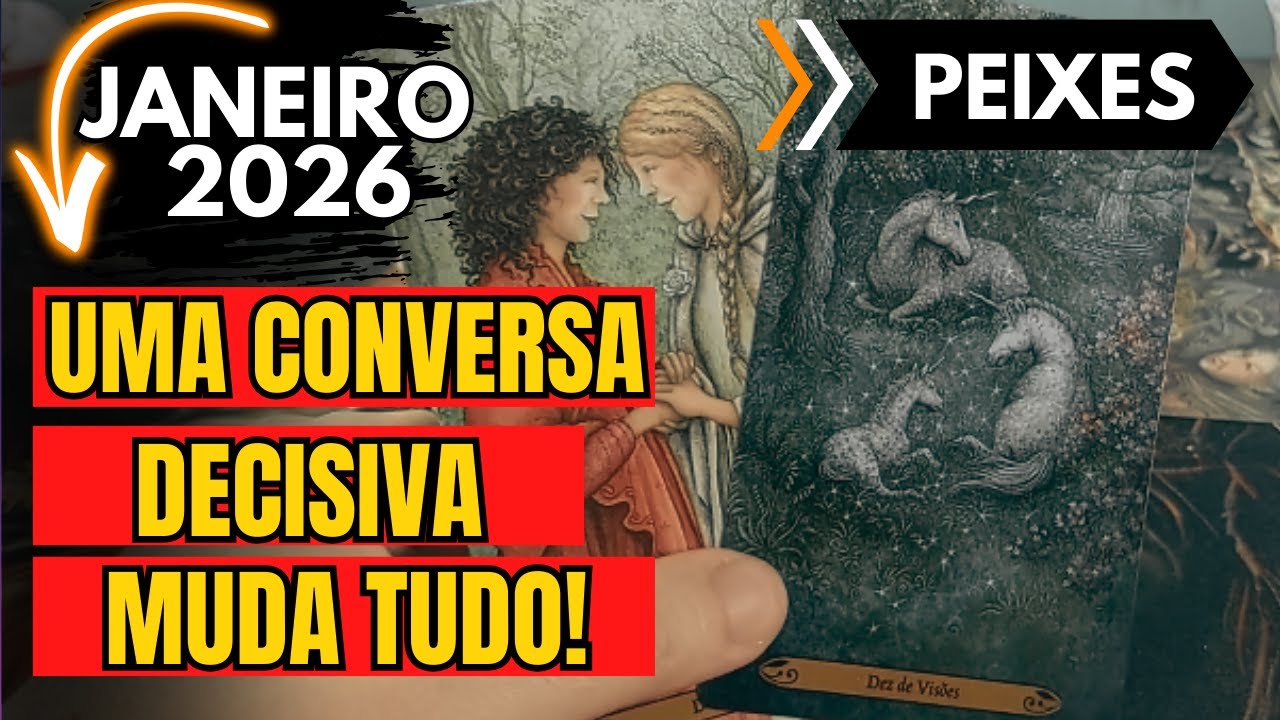 PEIXES ♓️ JANEIRO 2026: ESSA CONVERSA MUDA TUDO ⚡ A VIRADA QUE VOCÊ PRECISA CHEGA AGORA!