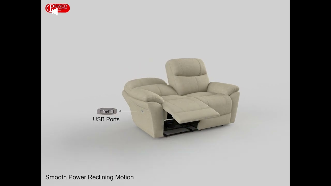 Longvale Power Double Reclining Loveseat With Power Headrest from Homelegance