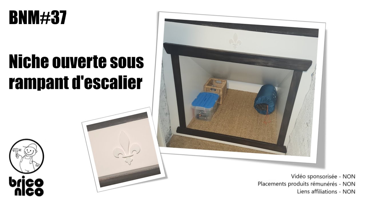 Niche ouverte sous escalier - BNM#37