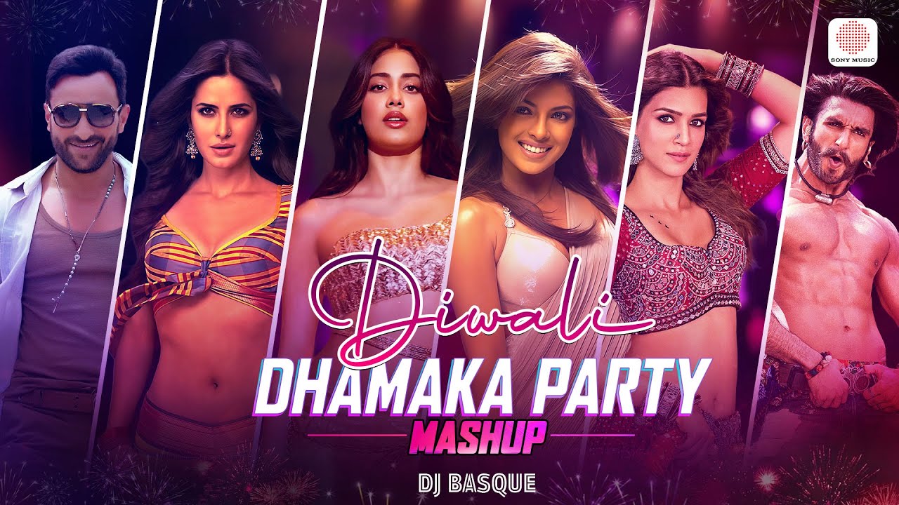 Diwali Dhamaka Party Mashup 2025 - Dj Basque | Non-Stop Bollywood Dance Songs | Diwali Party Hits