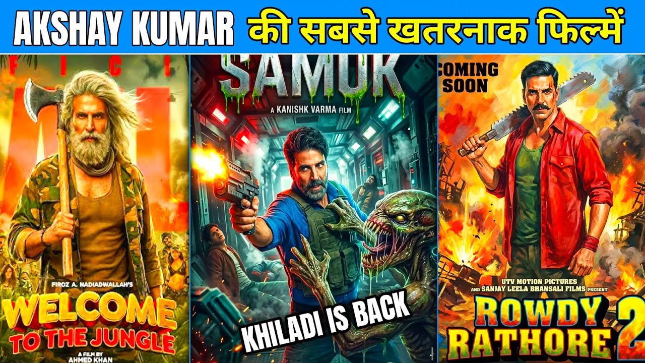 Akshay Kumar&rsquo;s Biggest Comeback! 🔥 Top 10 Upcoming Movies 2026 | HeraFeri 3, Welcome to the jangal