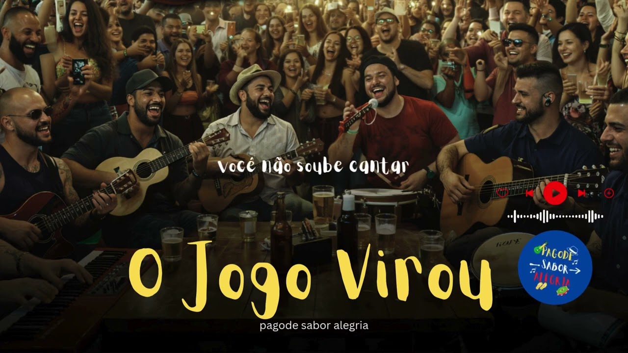 Pagode Sabor Alegria - O Jogo Virou - (Lyric vídeo)