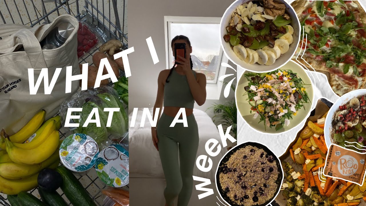 WHAT I EAT IN A WEEK | realistisches, einfaches & gesundes Essen | busy week edition