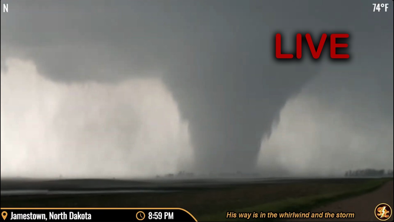 LIVE Storm Chaser - Strong Tornado Threat - Wisconsin