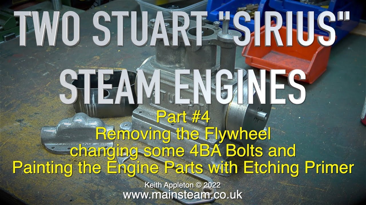 TWO STUART SIRIUS STEAM ENGINES - PART #4