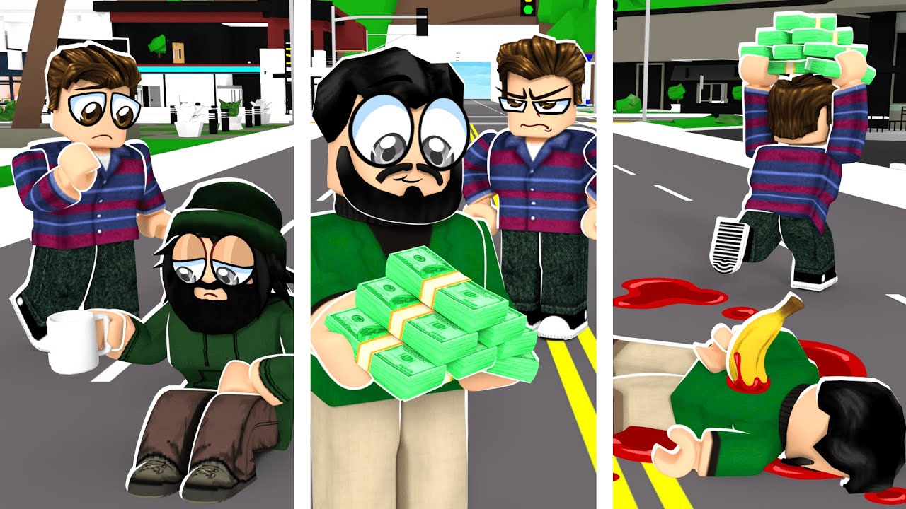 ROBLOX BROOKHEAVEN ОТ БЕЗДОМНОГО ЧЕЛОВЕКА ДО БОГАТА ДО МЕРТВЕЦА
