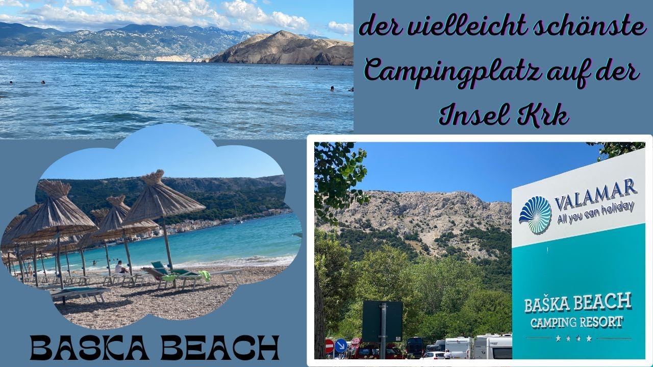 CAMPING RESORT BASKA BEACH AUF DER INSEL KRK IN KROATIEN