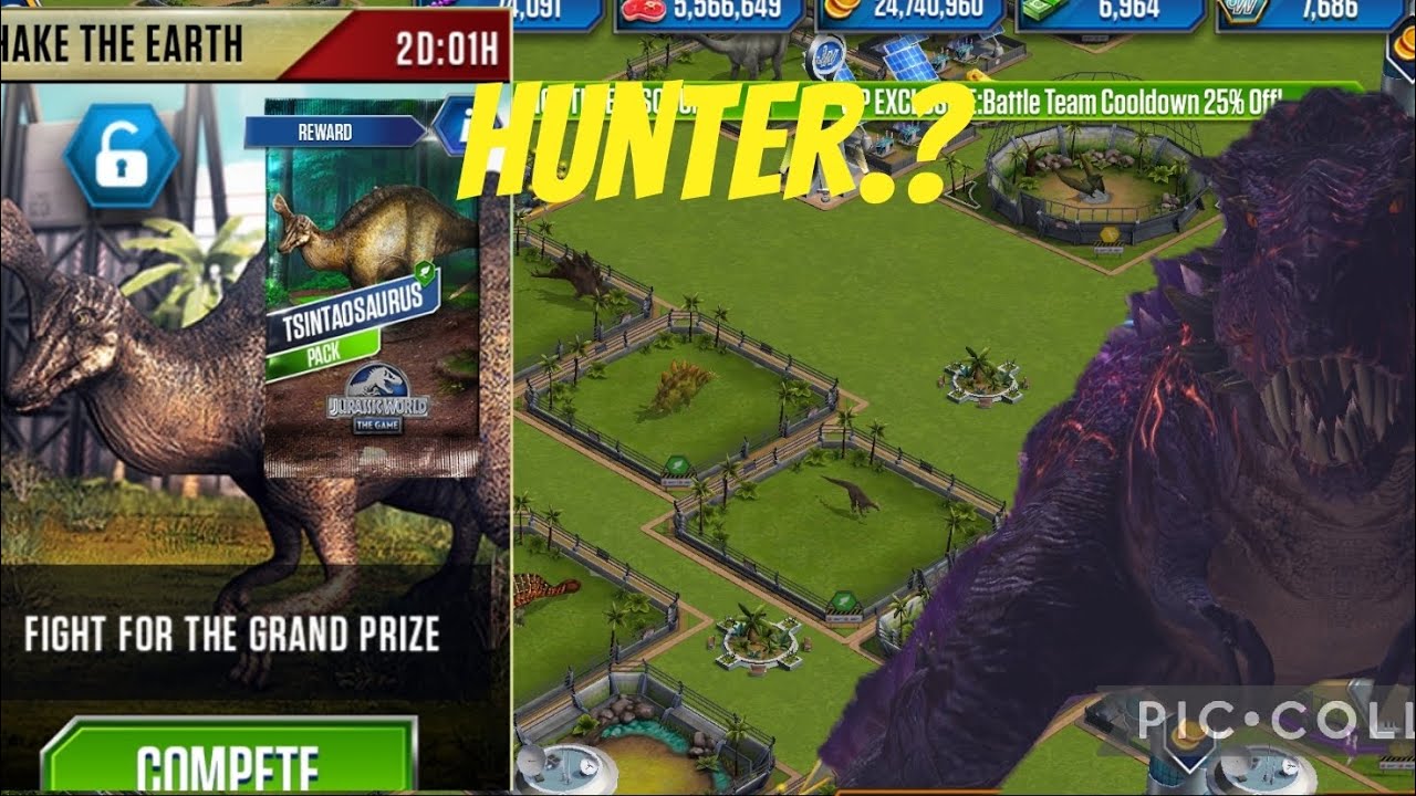 Jurassic World the Game Episode 22 getting hunter, in the new shake, the Earth.!?!