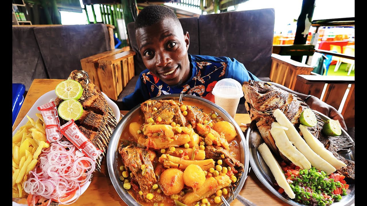 Ugandan Food On Shores Of Lake Victoria