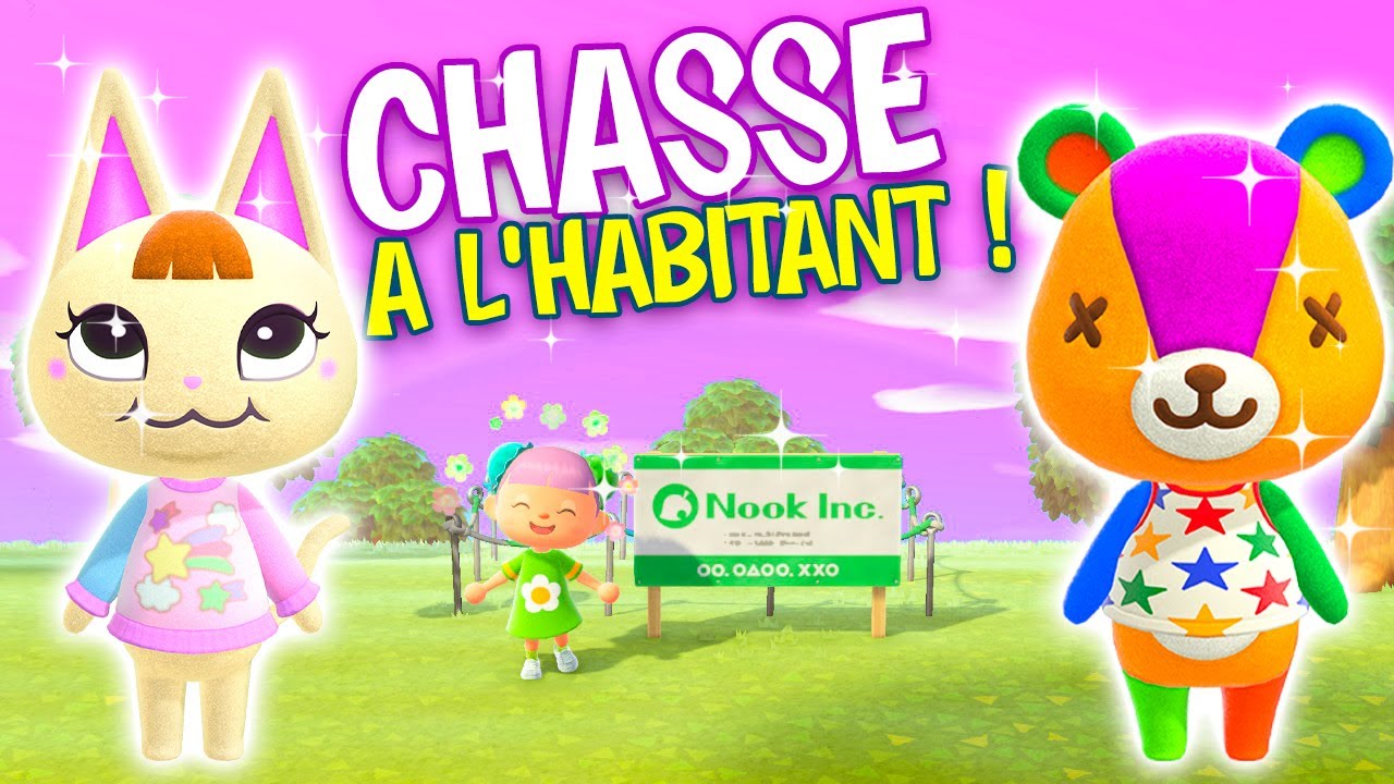 CHASSE Á L'HABITANT ANIMAL CROSSING : RECORD SUR MA CHAINE !!! #ACNH