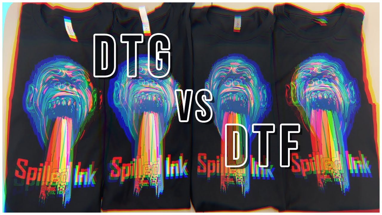 DTF vs DTG | What's the Difference?  We Try DTF Transfers for the First Time!