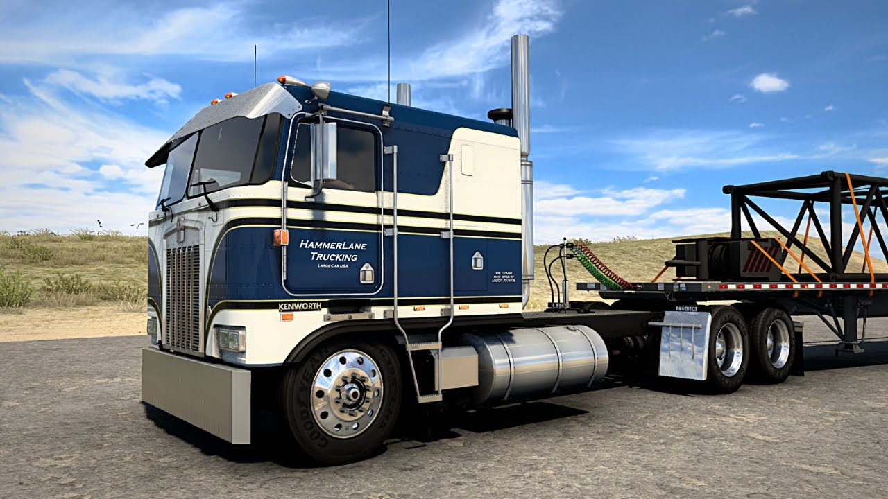 Kenworth K100 Custom Cabover - (New Mod Update) - American Truck Simulator