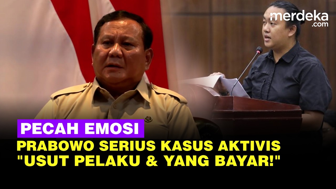 Emosi Prabowo Perintahkan TNI-Polri Usut Pelaku Aktivis Disiram Air Keras: Cari yang Bayar!