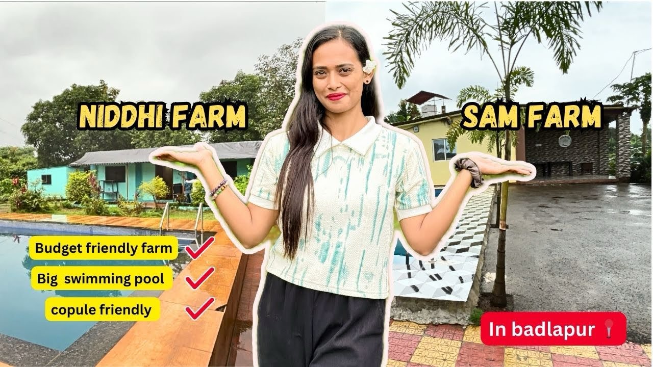 Low budget farmhouse in Badlapur for family’s || Nidhi farm/ Sam farm 