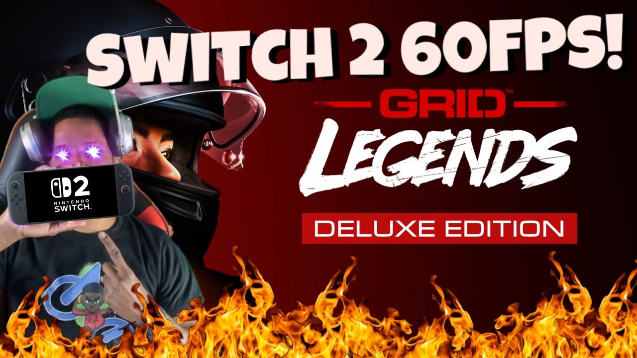 Playing Grid Legends On Switch 2 With Racing Wheel At 60fps!