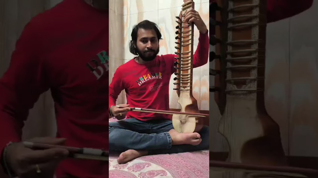 A very short auchar of Raag Yaman.. for online Esraj classes: 8927275976(call/WhatsApp)