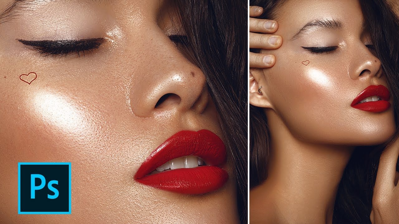 High End Retouch - Skin Retouch - Step By Step ( Photoshop Tutorial )