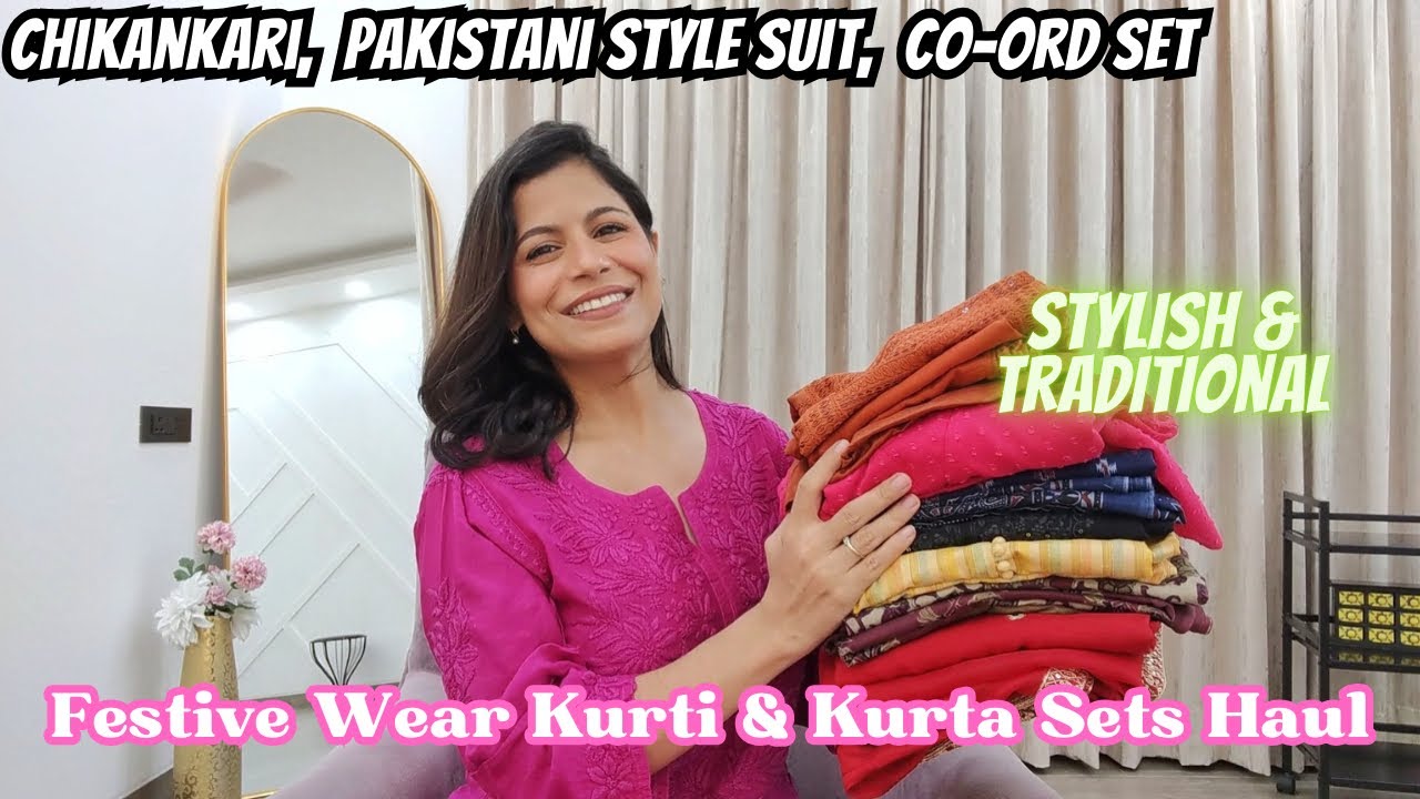 Festive Wear Kurti, Kurta Pant Dupatta, Co-ord Set Haul l Dream Simple
