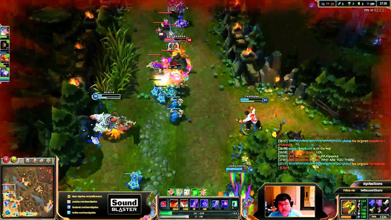 Scarra - Renekton mid (Diamond l)